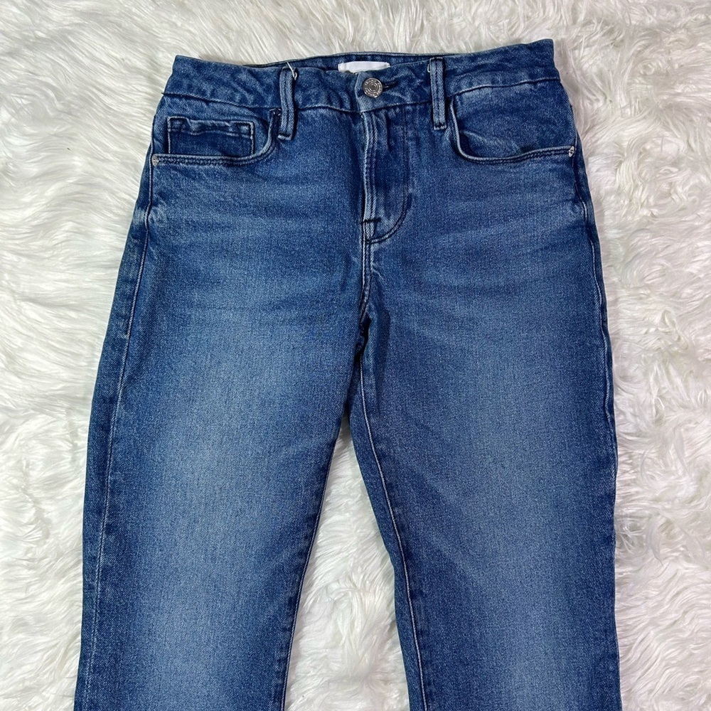 Frame Le Mini Boot Mid Rise Jeans - Picture 3 of 7